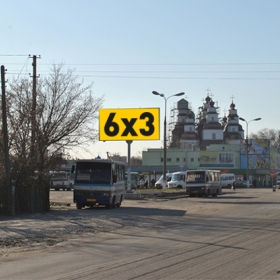 Оренда білборда на перетині вул. 195 Ст. дивізії та вул. Барикадної (HM-099-B)