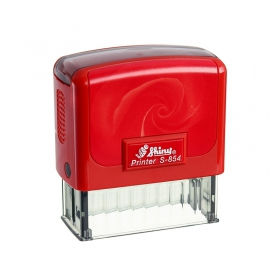 Штамп під ключ - Макет, Кліше, Оснастка пластикова для штампів 22х58 мм TR003