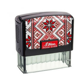 Штамп під ключ - Макет, Кліше, Оснастка пластикова для штампів 25х70 мм "Вишиванка"